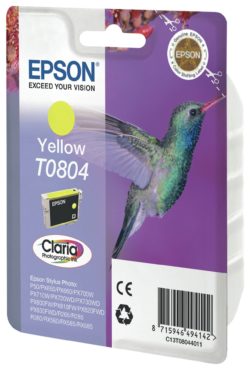 Epson Claria Yellow Ink Cartridge (T0804)
